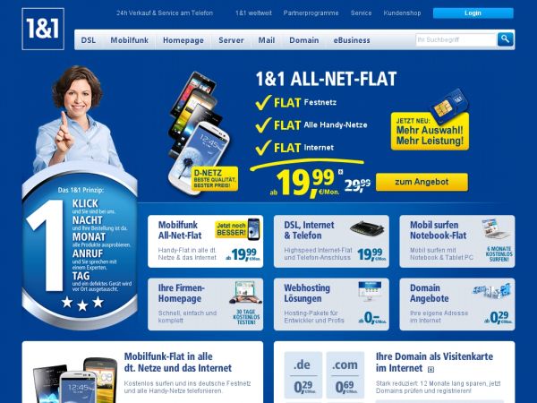 1und1.de Onlineshop