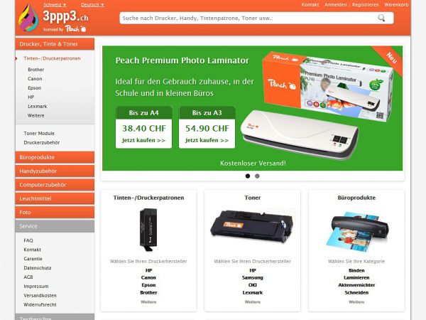 3ppp3.ch Onlineshop