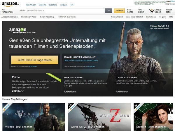 Amazon.de Onlineshop
