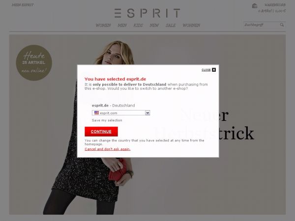 Esprit.de Onlineshop