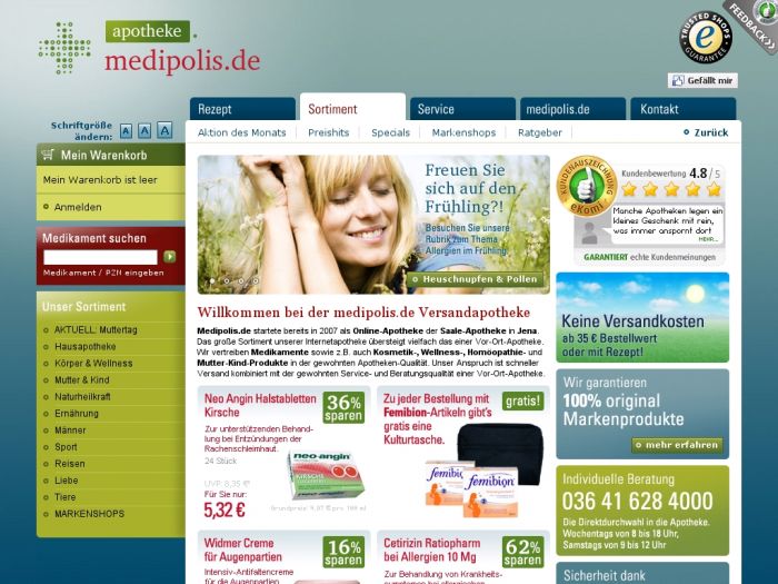 Medipolis.de Onlineshop