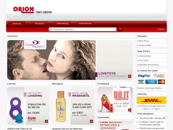 Orion.de Onlineshop
