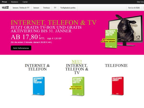 Tele2.at Onlineshop