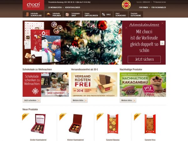 Chocri.de Onlineshop