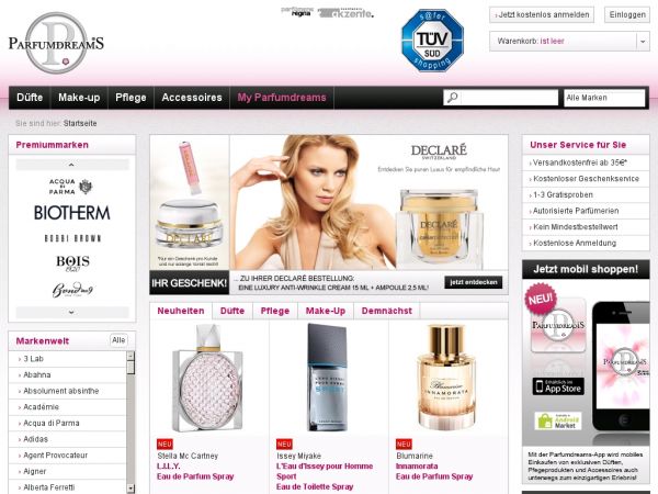 Parfumdreams.de Onlineshop
