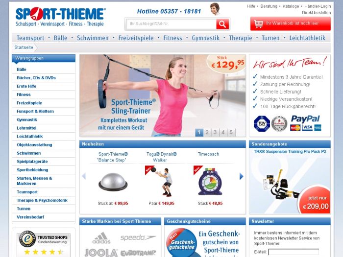 Sport-Thieme.de Onlineshop