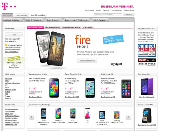 T-Mobile.de Onlineshop