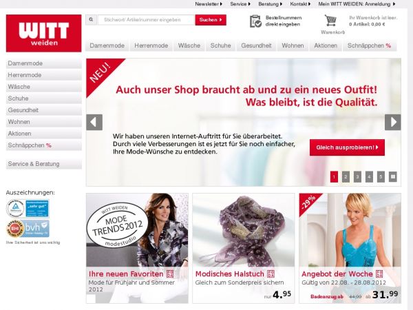 Witt-Weiden.de Onlineshop